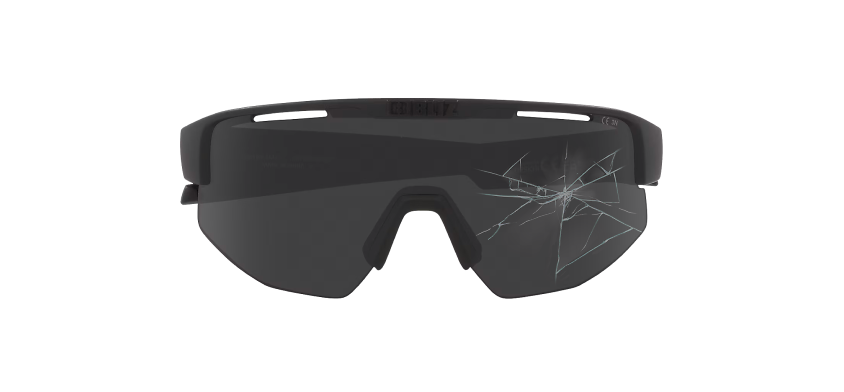 X-PC-Xtreamley tough lenses resists impacts without damaging your eyes.